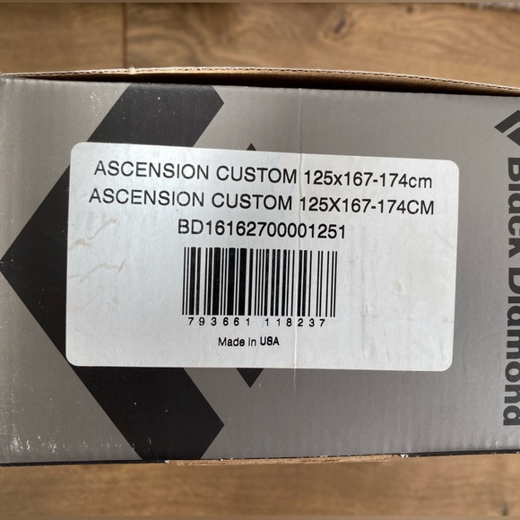 Black Diamond climbing/ascension skins- nylon, custom NIB - Picture 3 of 12